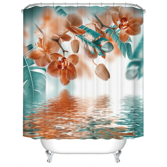 Various Patterns Shower Shower Curtain Bathroom Shower Curtain Digital Printing Polyester Shower Curtain