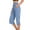 Blue Pant, variant on Capri Yoga Pants for Women Summer Split Side Sweatpants Stretch Lounge Lightweight Workout Joggers with Pockets Blue Pant XL