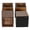 Retro Brown-4 Inch-Elevate Height 3 Inch, variant on Black 4 Inch-Elevate Height 3 Inch Furniture Risers, 4 Pack