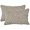 Pebble, variant on Outdoor/Indoor Sunbrella Set of 2 Toss Pillows 18 inch x 12 inch x 5 inch Rectangular Connection with Pipe (Pebble)