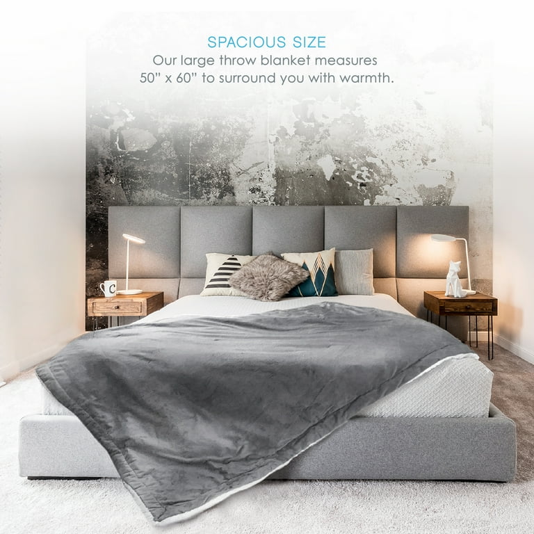 Pure relief heated throw sale