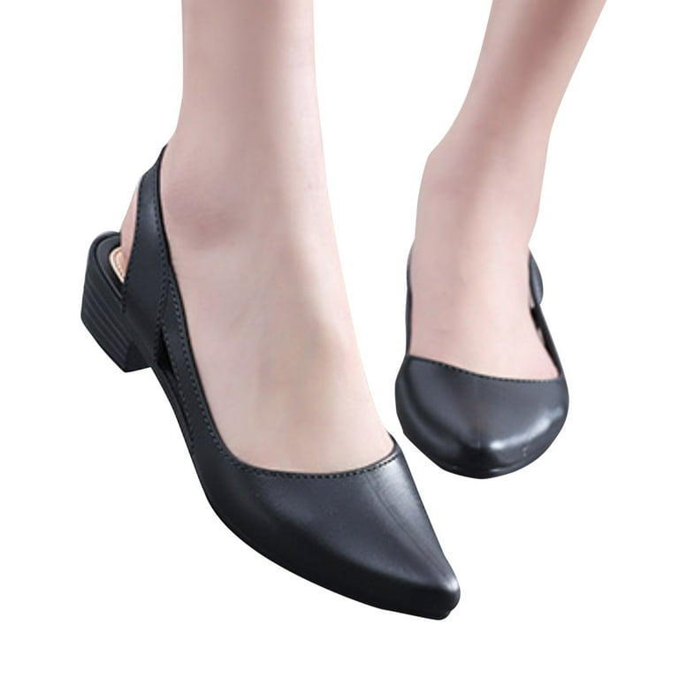 GYUJNB Womens Character Shoes t Strap Sandals Dancing Shoes Ladies Dress Shoes Leather Dance Heels Black Size 9 Walmart
