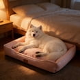thumbnail image 4 of Deeceymbur Dog Bed Cushion Large Pet Mat Soft Cotton Stuffed Cat Lounger Washable Sofa Pad for Pets Up to 25lb, 4 of 6