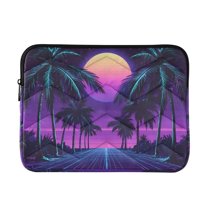 FORMRS 15-15.6 inch Laptop Sleeve Case Soft Carrying Quilted Computer Bag Cover, Green Digital Art