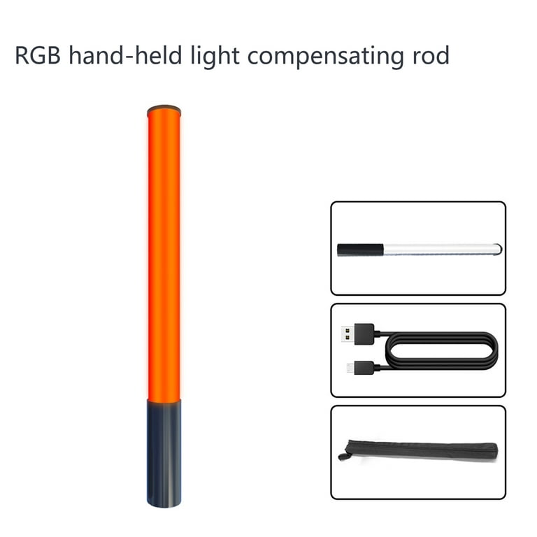 GXFC RGB LED Light Stick, Handheld LED Video Light Wand Stick