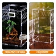 thumbnail image 2 of HLONK Transparent Feeding Box Hermit Crab Tank Animal Arboreal Acrylic, 2 of 6