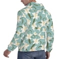 thumbnail image 6 of Salouo Lilies Flowers Pattern Men's Fall Hoodie Sweatshirt,Sport Hoodie with Pockets for Men Pullover Casual Hooded Sweatshirt-Large, 6 of 7