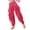 G270-Hot Pink, variant on hengsof Belly Dance Harem Pants Tribal Costume Pants for Child High Waisted Elastic Waistband Soft Stretchy Fabric