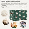 thumbnail image 5 of 2-Pack Square Closet Organizers with Handles Open Basket Bins White Goose Carrying Christmas Gift Storage Basket for Home Office, 5 of 7