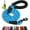 Blue, variant on Rope Dog Leash 5 FT with Padded Handle, Reflective Threads, Anti-Tangle Clip, Durable 1/2 Inch Leash for Medium Large Dogs, Hot Pink Walking Leash
