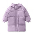 thumbnail image 2 of Ruyang Girls Padded Puffer Coat Boys Winter School Quilted Parka Coats Windproof Water-proof Zip Up Hooded Down Outwear, 2 of 9