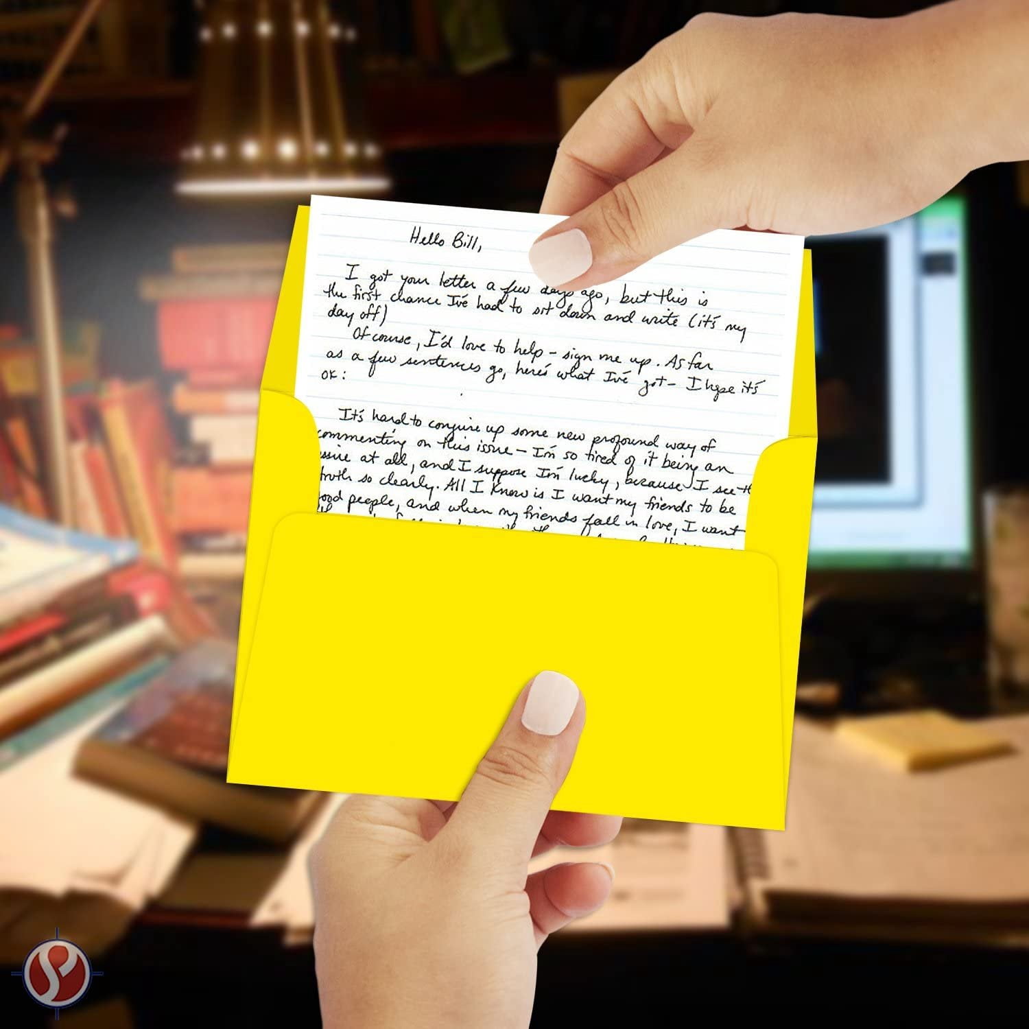 Bright Yellow A7 Bright Color Envelopes - 5 1/4 x 7 1/4 Inches - Perfect for 5x7 Photos, DIY Arts and Crafts Cards - for Professional and Homemade Projects - Pack of 50 Envelopes