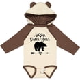 thumbnail image 3 of Inktastic Sister Bear Native Arrow Girls Long Sleeve Baby Bodysuit, 3 of 5