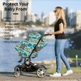 thumbnail image 5 of Haiem Turtles And Seahorses Baby Nursing Cover & Nursing Poncho - Multi Use Cover for Baby Car Seat Canopy, Stroller Cover, 360°Full Privacy Breastfeeding Coverage, 5 of 9