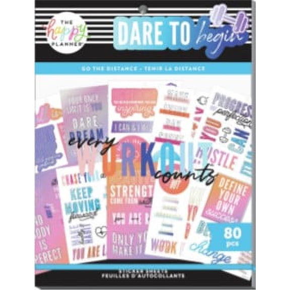The Happy Planner Stickers Planners & Appointment Book, 9"x7", Multicolor, 80 Pages