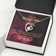 thumbnail image 3 of Forever Love Pendant Necklace with The World's Greatest Mom Message Card – 14K White Gold or 18K Gold Finish, 3 of 20