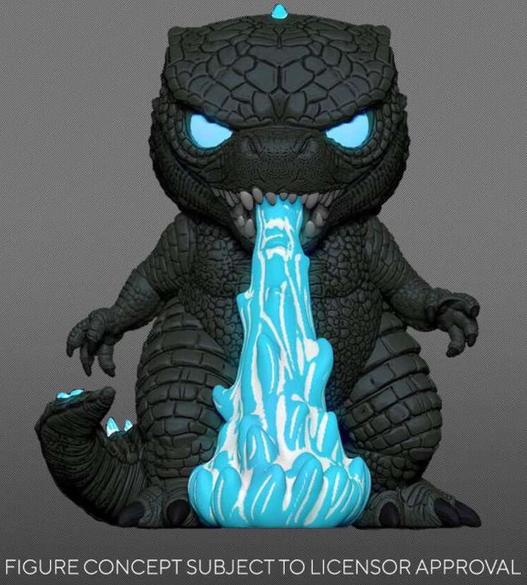 Funko POP! Movies Godzilla vs Kong Heat Ray Godzilla #1018 [Glows in the Dark] Exclusive
