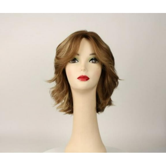 European Human Hair Freeda Wig Regina Blonde With Highlights Multi-Directional Skin Top Size L