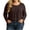 Coffee, variant on FAHUOMU Women's Plus Size Top Long Sleeve Button Up Crewneck Waffle Shirts Fall Fashion Lightweight Clothes