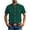 Green-1, variant on Aofany Button up Shirt Men, Big and Tall Shirts for Men, Classic Solid Color Button up Shirts with Pockets Short Sleeve Turndown Collar Casual Work Shirts