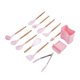 thumbnail image 1 of Juego de utensilios antiadherentes, juego de utensilios de silicona de 13 piezas, juego de utensilios de cocina, juego de herramientas de cocina de silicona rosa, solución innovadora, 1 of 9