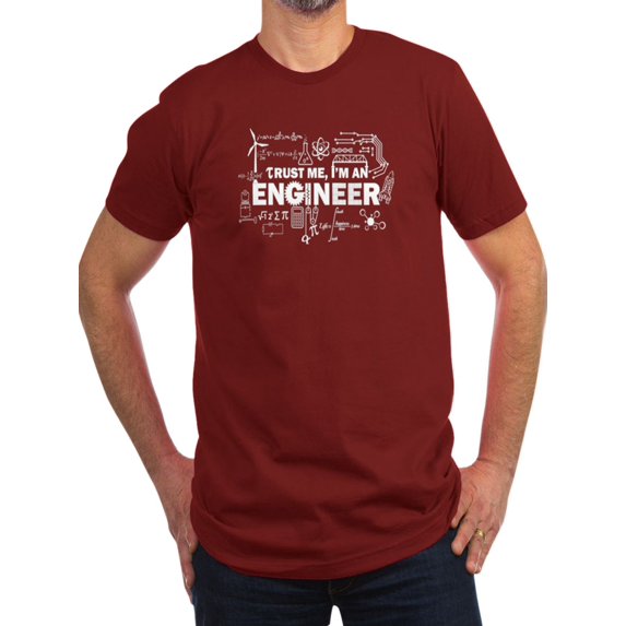 CafePress - Trust Me I'm An Engineer T Shirt - Men's Fitted T-Shirt
