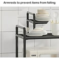 thumbnail image 4 of ERSAN-5 Tier Metal Shelving Unit Storage Shelves with WheelsHeavy Duty Storage Rack for Bathroom Kitchen Garage Pantry Organizer Rack Black, 4 of 4