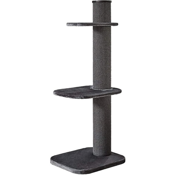 Two by Two Maple Cat Tree 3 Grey 58.3-inch Cat Scratching Post