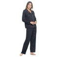 thumbnail image 2 of Casual Nights Women's Printed Long Sleeve Soft Pajama Set, 2 of 5