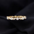 thumbnail image 3 of Certified Moissanite Eternity Ring for Women (1.75 CT, D-VS1 Quality), 18K Yellow Gold, US 8.75, 3 of 9