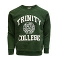 thumbnail image 2 of Trinity College Men's Bottle Green /White Trinity College Seal Sweatshirt, 2 of 4