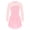 Pink, variant on Kids Girls Sheer Mesh Long Sleeves Figure Ice Skating Leotard Dress 4-6