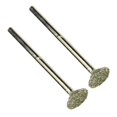 thumbnail image 3 of justharion 3mm Shank Diamond Grinding Head Burr Bit For Stone Carving, Sanding 10mm, 3 of 6