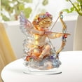 thumbnail image 4 of ERTZAE Valentine'S Day Cupid Angel 2D Tabletop Decor,2D Tabletop Piece,Romantic Whimsy Date Night Party Decor,Wear-Resistant Home Dining Coffee Table Decor,Thoughtful Valentine'S Day Gift Decor, 4 of 7