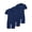 Dark Blue, variant on 3-Pack Adaptive Romper for Kids Girls Boys Autism Anti-strip Short Leg Jumpsuit with Special Needs Grey 6