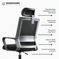 thumbnail image 3 of Silla Ergonómica Giroscópica Oficina Computadora Soporte, 3 of 5