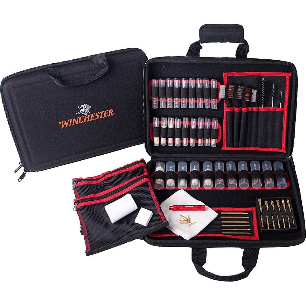 Winchester 68 Piece Deluxe Gun Cleaning Kit, Soft Sided, Universal