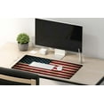 thumbnail image 4 of Vintage US Flag XXL Mouse Pad 35.5x15.7 Inch Extended Large NonSlip Rubber Base, Waterproof Big Keyboard Mat, Ideal for Gaming and Office, Patriotic Design, 4 of 6