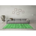 thumbnail image 3 of Ahgly Company Indoor Rectangle Abstract Emerald Green Contemporary Area Rugs, 3' x 5', 3 of 4