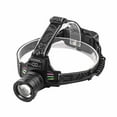 thumbnail image 2 of Super Bright Headlamp Rechargeable 4000 High Lumens LED Head Lamp Battery Powered,12 Modes-Waterproof Headlight Zoomable Digital Display Headlamps for Hunting Camping Hiking Fishing B, 2 of 2