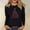 Black, variant on FDGIU 2025 Women's Funny Christmas Shirt - Long Sleeve Crew Neck Tunic Top, Cute Holiday Print for Party & Family Gathering