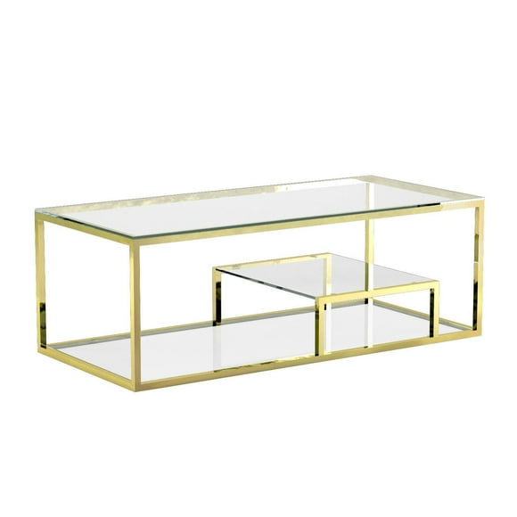 Table basse dorée Home Gear