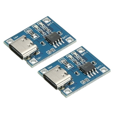 TP4056 TYPE-C USB 4.5-5.5V 1A Battery Charger Module Panel Pack of 2
