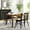 Brown Matte, variant on BizChair 47" Solid Wood Dining Table, Commercial Grade Heavy Duty Rectangle Wood Table for 4, Brown Matte Finish