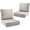Beige, variant on Giantfurnni Outdoor Deep Seat Cushion 24 X 24 X 6 Inch, Pack of 2, Patio Furniture Cushions with 6 Inch Foam Waterproof & Fade Resistant Perfect for Wicker Chair, Sofa, Couch, Red