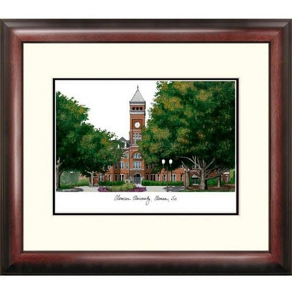 Clemson University Alumnus Framed Lithograph