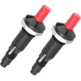 thumbnail image 1 of CHL-2 Pcs Allumeur d'Étincelles Piézo, Deux Sorties de Feu Bouton Poussoir en Plastique pour Barbecue, Remplacement d'Allumeur Piézoélectrique en Céramique Bougie Résistante à la Chaleur pour Fours Cuisine Eau Gaz Cheminées, 1 of 4