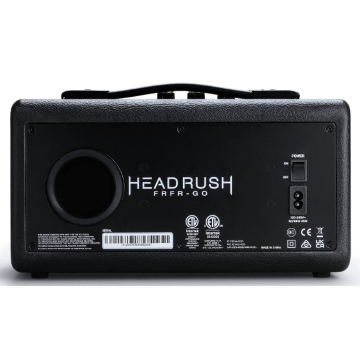 HeadRush FRFR-GO 30W Compact Electric and Bass Guitar Amplifier with Bluetooth and Dual 3-Inch Speakers (Black)