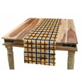 thumbnail image 1 of Abstract Table Runner, Modern Grid with Geometric Elements Squares and Lines, Dining Room Kitchen Rectangular Runner, 3 Sizes, by Ambesonne, 1 of 2