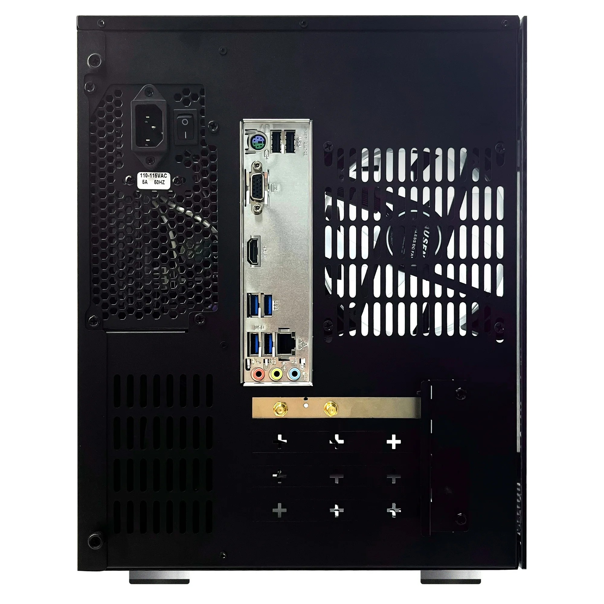 ICEWOLF Gaming Desktop PC AMD Ryzen 7 5700G Radeon Vega graphics,16GB Ram 1TB SSD,WIFI BT ARGB Fans Win 11 Pro